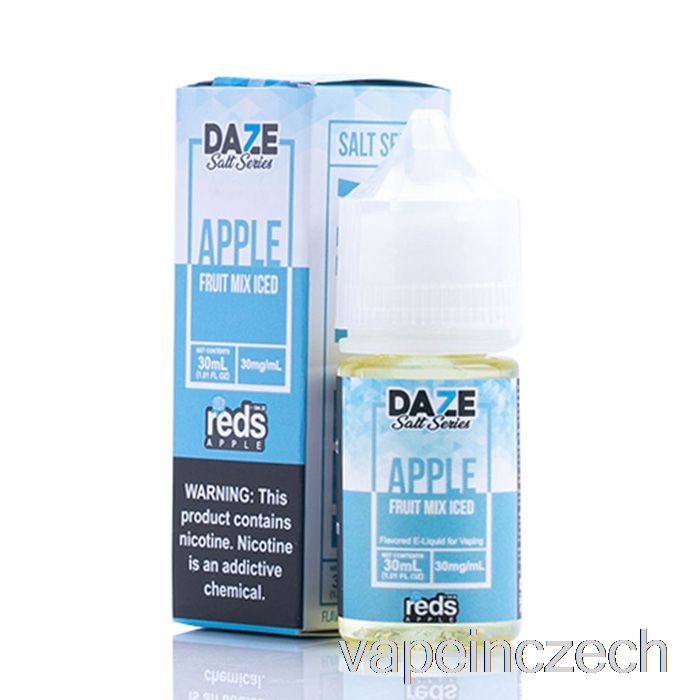 Ledová Ovocná Směs - E-džus Z červeného Jablka - Sůl 7 Déšť - 30 Ml 30 Mg Vape Bez Nikotinu
